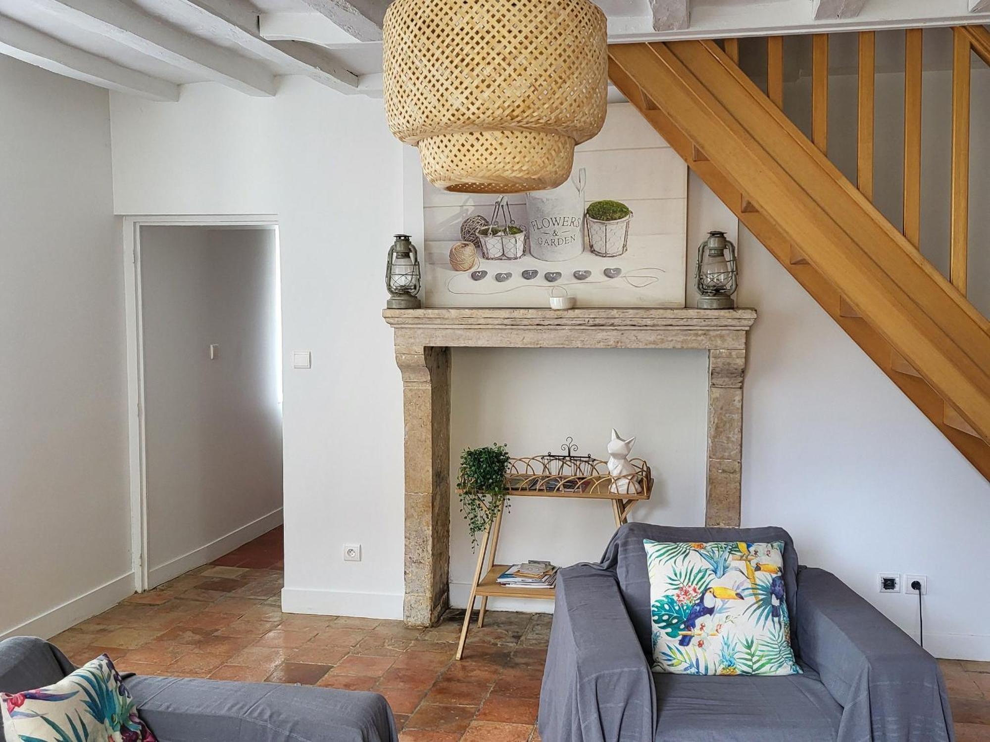 Maison De Village Avec Jardin, Parc Prive Et Box Fibre, Animaux Bienvenus, A 15 Min Du Mans - Fr-1-410-333 Mézières-sous-Lavardin Eksteriør bilde